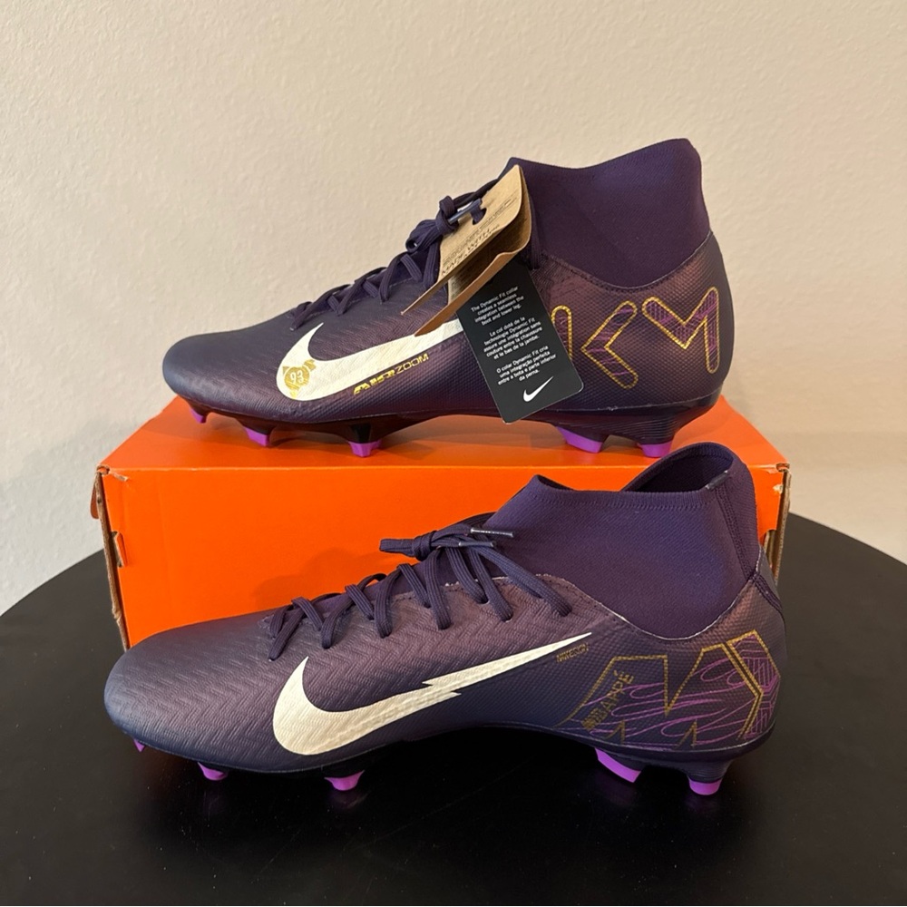Nike Mercurial Superfly 10 Soccer Cleats GRAND PURPLE - Men’s 12